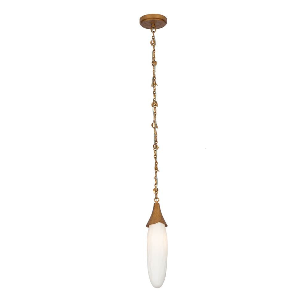 Kalco Lighting 523911WGL Warm Gold Bougainvillea 5-in 1 Light Socket Warm Gold Pendant Image 1