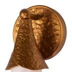 Kalco Lighting 523921WGL Warm Gold Bougainvillea 13.5-in 1 Light Socket Warm Gold Wall Sconce Image 3