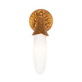 Kalco Lighting 523921WGL Warm Gold Bougainvillea 13.5-in 1 Light Socket Warm Gold Wall Sconce Image 1