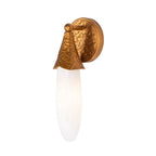 Kalco Lighting Bougainvillea 13.5-in 1 Light Socket Warm Gold Wall Sconce