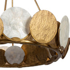 Kalco Lighting 524155RSG Rustic Gold Cirque 34-in 8 Light Socket Rustic Gold Chandelier Image 4