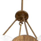 Kalco Lighting 524155RSG Rustic Gold Cirque 34-in 8 Light Socket Rustic Gold Chandelier Image 3