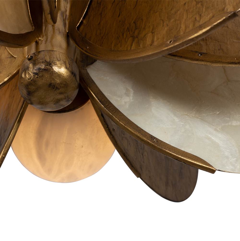 Kalco Lighting 524156RSG Rustic Gold Cirque 27-in 1 Light Socket Rustic Gold Pendant Image 3