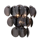 Kalco Lighting 524622BN Black Nickel Uroko 12-in 3 Light Socket Black Nickel Wall Sconce Image 1