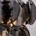 Kalco Lighting 524622BN Black Nickel Uroko 12-in 3 Light Socket Black Nickel Wall Sconce Image 4