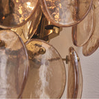 Kalco Lighting 524622PWB Polished Winter Brass Uroko 11.5-in 3 Light Socket Polished Winter Brass Wall Sconce Image 2