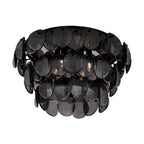 Kalco Lighting 524645BN Black Nickel Uroko 19.75-in 4 Light Socket Black Nickel Flush Mount Image 1
