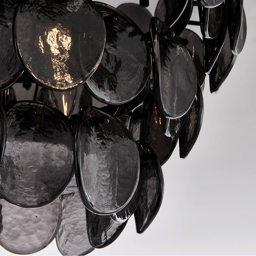 Kalco Lighting 524645BN Black Nickel Uroko 19.75-in 4 Light Socket Black Nickel Flush Mount Image 6