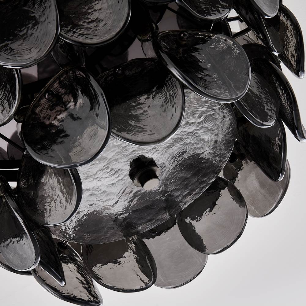 Kalco Lighting 524645BN Black Nickel Uroko 19.75-in 4 Light Socket Black Nickel Flush Mount Image 5