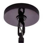 Kalco Lighting 524655BN Black Nickel Uroko 28-in 8 Light Socket Black Nickel Chandelier Image 4