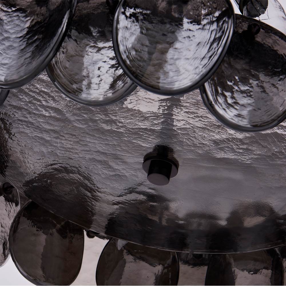 Kalco Lighting 524655BN Black Nickel Uroko 28-in 8 Light Socket Black Nickel Chandelier Image 3
