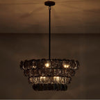 Kalco Lighting 524655BN Black Nickel Uroko 28-in 8 Light Socket Black Nickel Chandelier Image 2