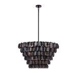 Kalco Lighting 524656BN Black Nickel Uroko 34-in 14 Light Socket Black Nickel Chandelier Image 1