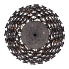Kalco Lighting Uroko 34-in 14 Light Socket Black Nickel Chandelier
