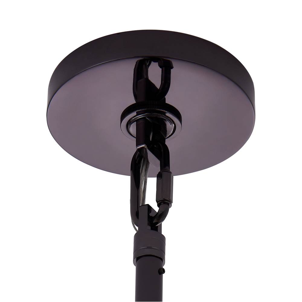 Kalco Lighting 524656BN Black Nickel Uroko 34-in 14 Light Socket Black Nickel Chandelier Image 6