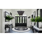 Kalco Lighting 524656BN Black Nickel Uroko 34-in 14 Light Socket Black Nickel Chandelier Image 2