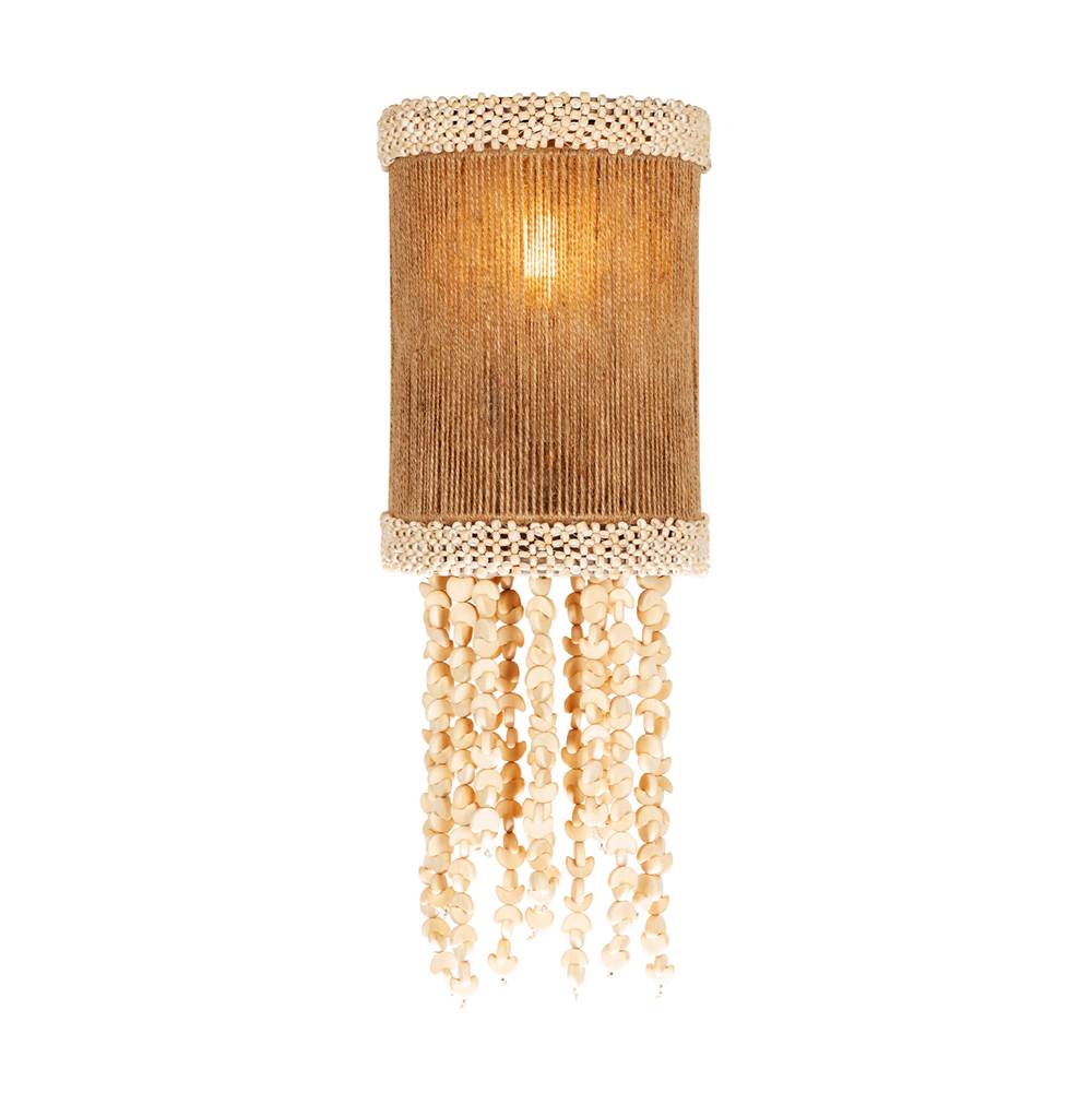Kalco Lighting 524821JT Jute Naturale 14.5-in 1 Light Socket Jute Wall Sconce Image 1
