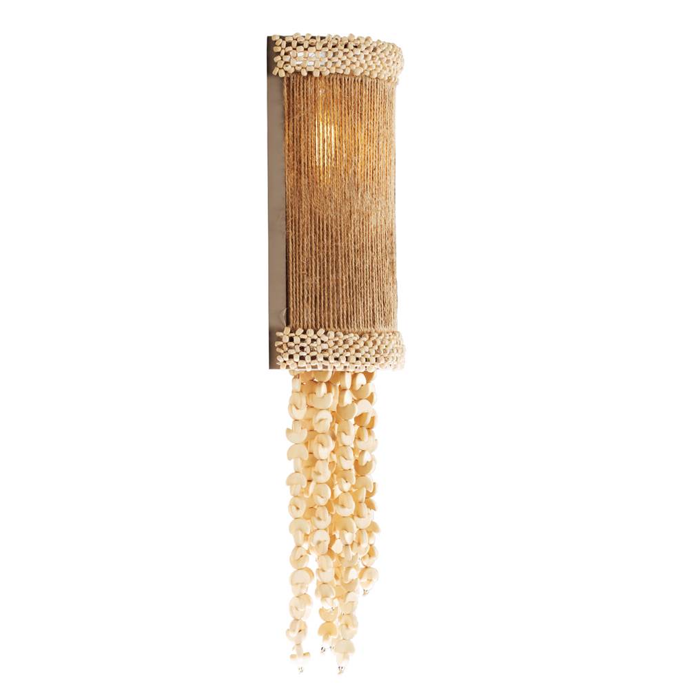 Kalco Lighting 524821JT Jute Naturale 14.5-in 1 Light Socket Jute Wall Sconce Image 2
