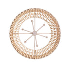Kalco Lighting Naturale 28-in 6 Light Socket Jute Chandelier