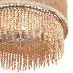 Kalco Lighting 524855JT Jute Naturale 28-in 6 Light Socket Jute Chandelier Image 4