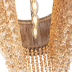 Kalco Lighting 524861JT Jute Naturale 48-in 7 Light Socket Jute Linear Pendant Image 4
