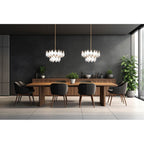 Kalco Lighting 525145MG Modern Gold Manta 26-in 4 Light Socket Modern Gold Pendant Image 2