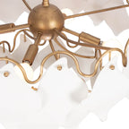 Kalco Lighting 525145MG Modern Gold Manta 26-in 4 Light Socket Modern Gold Pendant Image 3