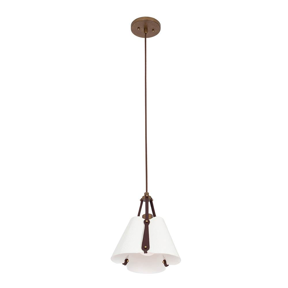 Kalco Lighting 525211PAB Pearlized Antique Brass Embrace 12-in 1 Light Socket Pearlized Antique Brass Pendant Image 1