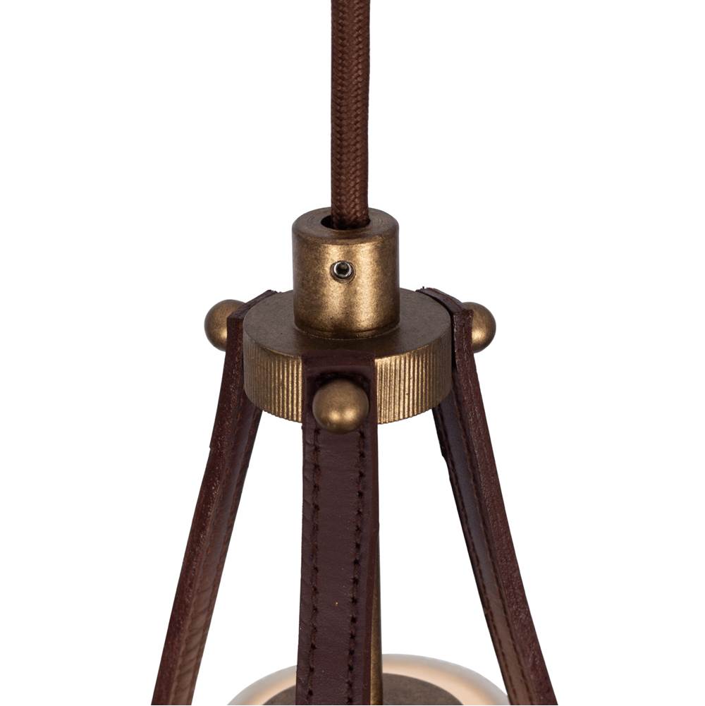Kalco Lighting 525211PAB Pearlized Antique Brass Embrace 12-in 1 Light Socket Pearlized Antique Brass Pendant Image 2