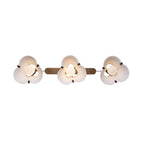 Kalco Lighting 525261PAB Pearlized Antique Brass Embrace 43.5-in 3 Light Socket Pearlized Antique Brass Linear Pendant Image 5