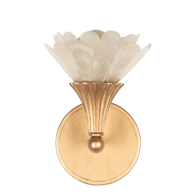Kalco Lighting Flora 9-in 1 Light Socket Modern Gold Wall Sconce