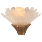 Kalco Lighting Flora 16.5-in 1 Light Socket Modern Gold Wall Sconce