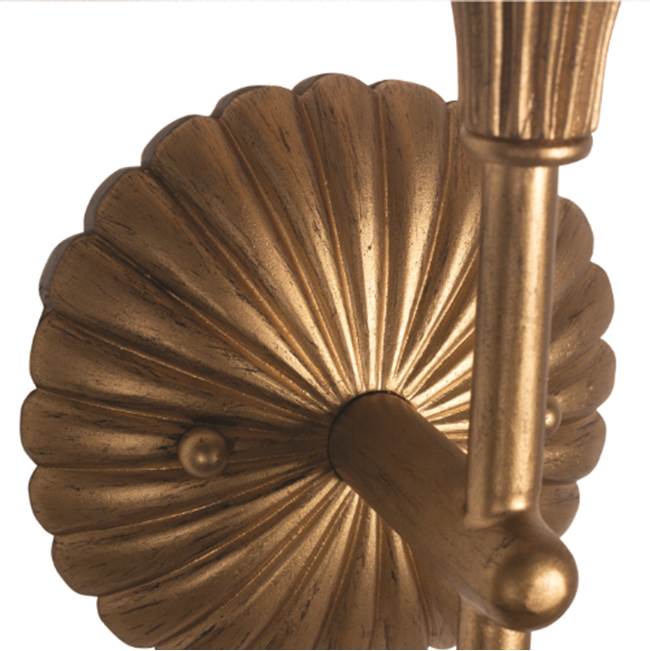 Kalco Lighting 525321MG Modern Gold Flora 16.5-in 1 Light Socket Modern Gold Wall Sconce Image 2