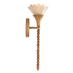 Kalco Lighting Flora 17.5-in 1 Light Socket Modern Gold Wall Sconce