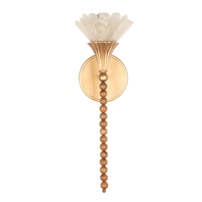Kalco Lighting 525322MG Modern Gold Flora 17.5-in 1 Light Socket Modern Gold Wall Sconce Image 2