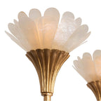 Kalco Lighting 525361MG Modern Gold Flora 54-in 8 Light Socket Modern Gold Linear Pendant Image 7