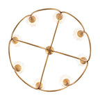 Kalco Lighting 525372MG Modern Gold Flora 36-in 8 Light Socket Modern Gold Chandelier Image 7