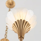 Kalco Lighting 525372MG Modern Gold Flora 36-in 8 Light Socket Modern Gold Chandelier Image 5