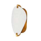Kalco Lighting Aliform 15-in 1 Light Socket Oxidized Gold Leaf Wall Sconce