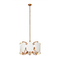 Kalco Lighting 525456OL Oxidized Gold Leaf Aliform 28-in 8 Light Socket Oxidized Gold Leaf Chandelier Image 1