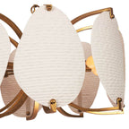 Kalco Lighting Aliform 28-in 8 Light Socket Oxidized Gold Leaf Chandelier