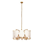 Kalco Lighting 525457OL Oxidized Gold Leaf Aliform 28-in 10 Light Socket Oxidized Gold Leaf Chandelier Image 1
