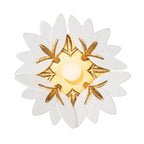 Kalco Lighting 525621OL Oxidized Gold Leaf Bloom 12-in 1 Light Socket Oxidized Gold Leaf Wall Sconce Image 2