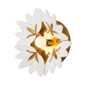 Kalco Lighting 525621OL Oxidized Gold Leaf Bloom 12-in 1 Light Socket Oxidized Gold Leaf Wall Sconce Image 1