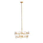 Kalco Lighting 525656OL Oxidized Gold Leaf Bloom 29-in 11 Light Socket Oxidized Gold Leaf Chandelier Image 1