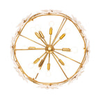 Kalco Lighting 525656OL Oxidized Gold Leaf Bloom 29-in 11 Light Socket Oxidized Gold Leaf Chandelier Image 5