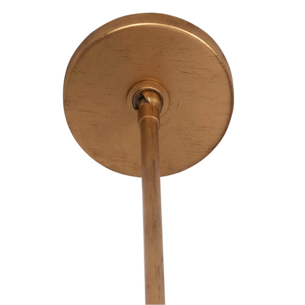 Kalco Lighting 525756MGW Modern Gold With White Soga 28-in 6 Light Socket Modern Gold And White Chandelier Image 4