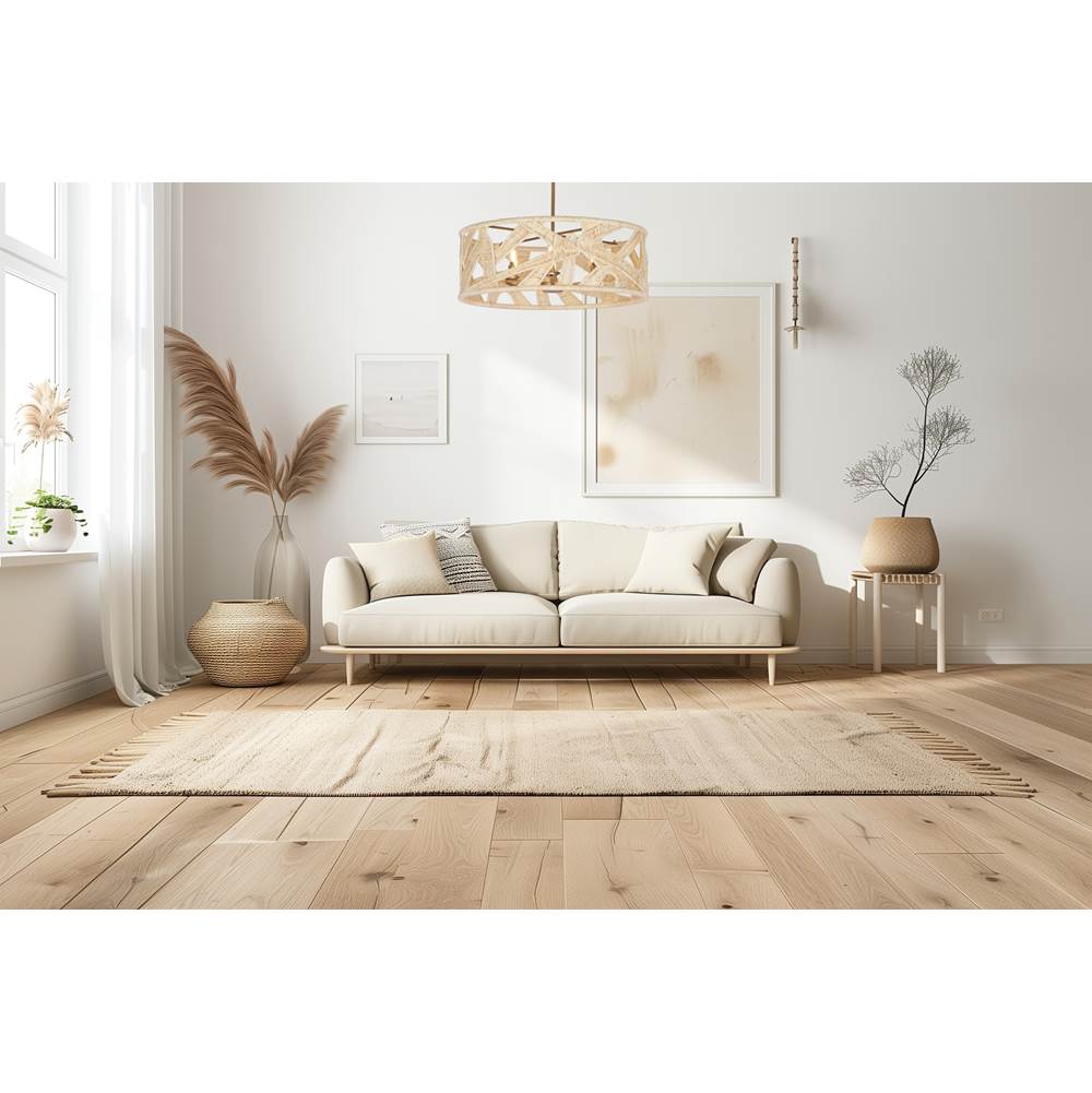 Kalco Lighting 525756MGW Modern Gold With White Soga 28-in 6 Light Socket Modern Gold And White Chandelier Image 2