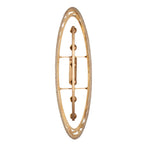 Kalco Lighting Soga 48-in 6 Light Socket Modern Gold And White Linear Pendant