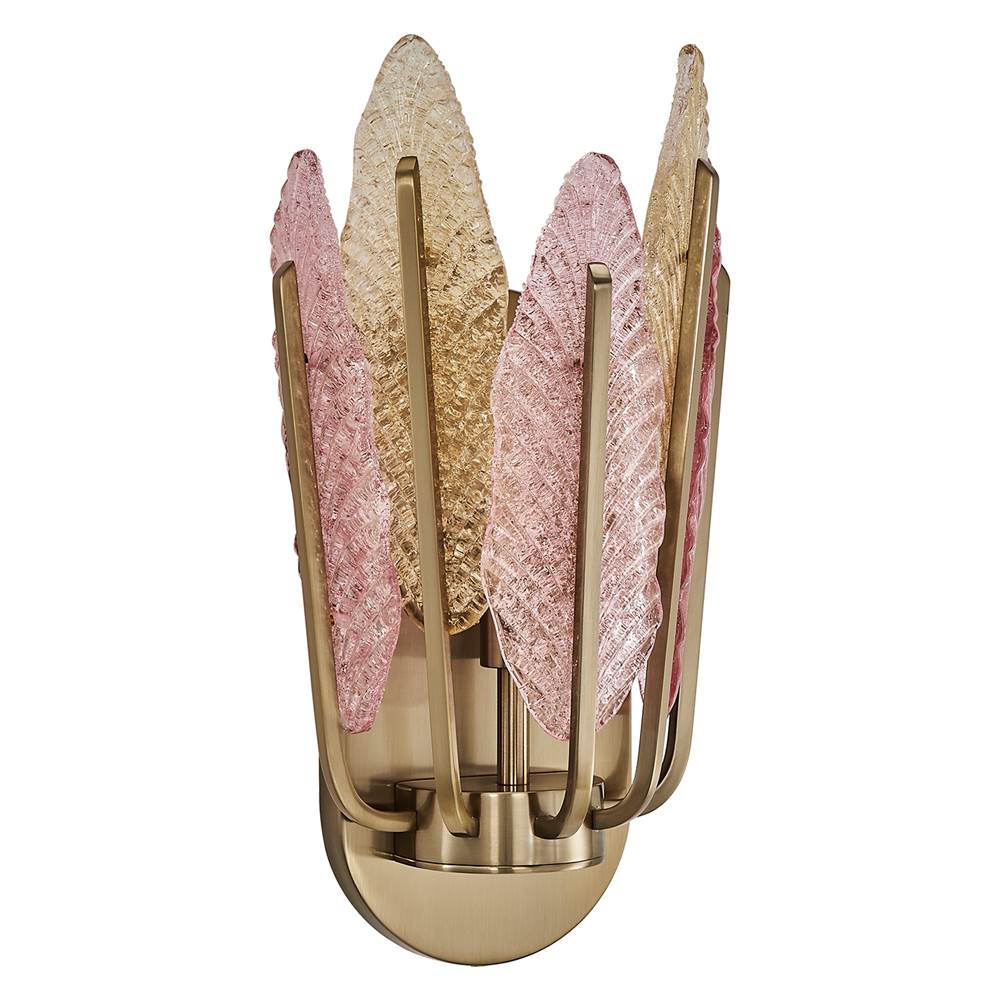 Kalco Lighting 526521BCG Brushed Champagne Gold Autumna 14.5-in 1 Light Socket Brushed Champagne Gold Wall Sconce Image 6